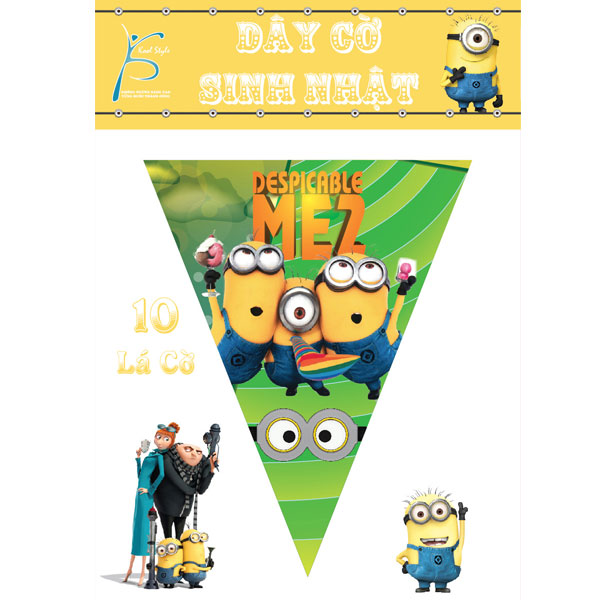 Dây cờ sinh nhật Minion